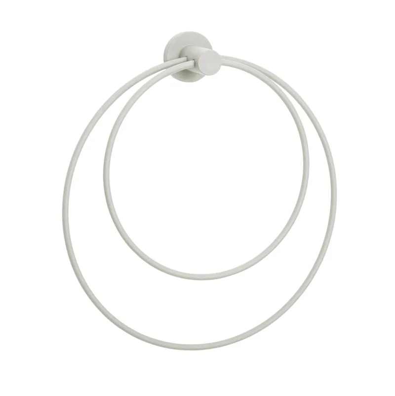 Loop Towel Holder Light grey by Hübsch – product photo