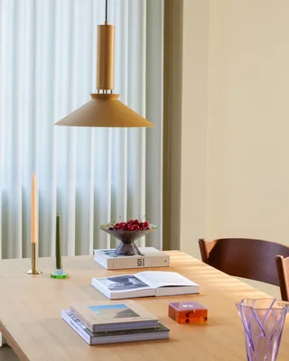 Coney Pendant Amber by Hübsch – interior photo 1 of 2