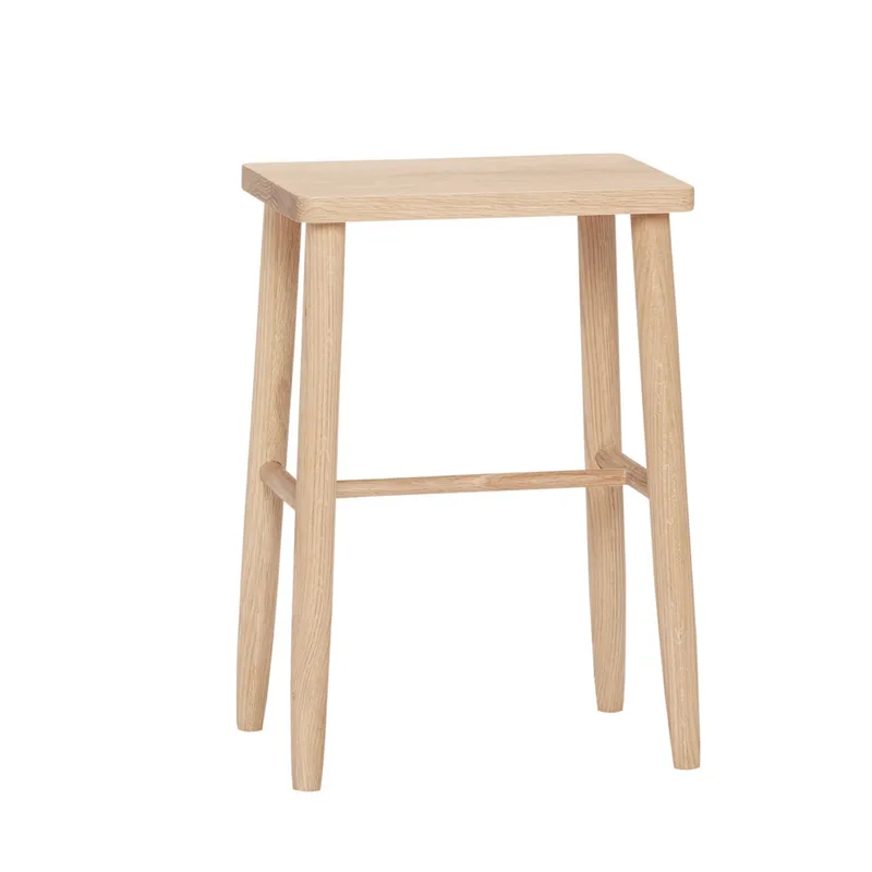 Folk Stool Natural by Hübsch – product photo