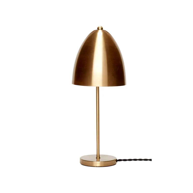 Cap Table Lamp Brass by Hübsch – product photo