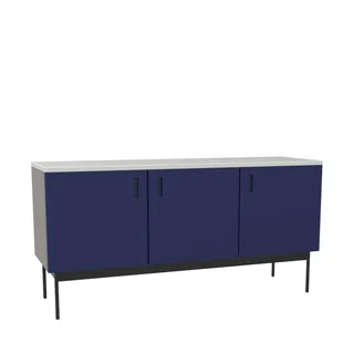 Study Console Table Dark blue van Hübsch – productfoto 5 van 5