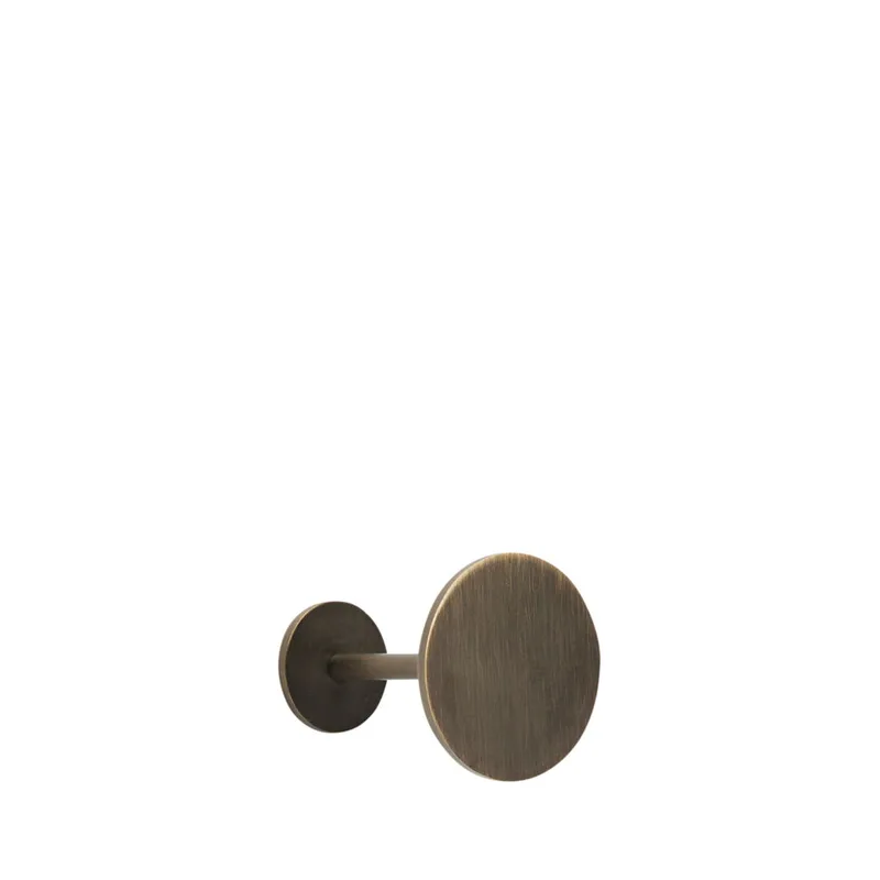 Flare Hook Burnished brass by Hübsch – product photo