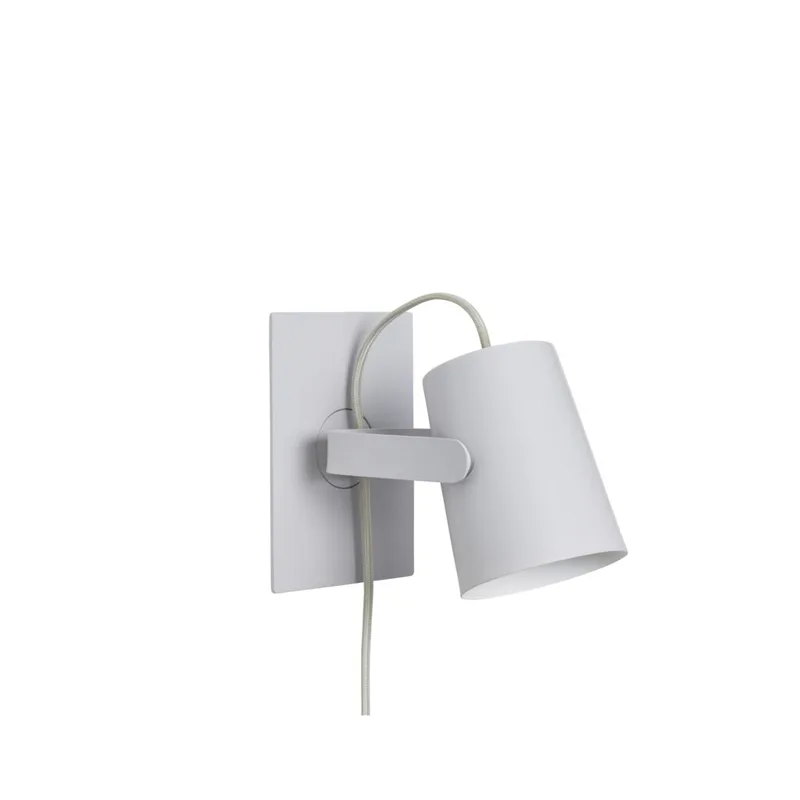 Ardent Wall Lamp Light grey van Hübsch – productfoto