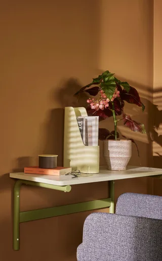 Koi Desk Green/Grey by Hübsch – interior photo 3 of 4