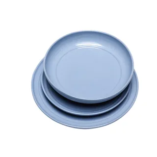 Amare Dinner Plate Light blue von Hübsch – Produktfoto 1 von 6