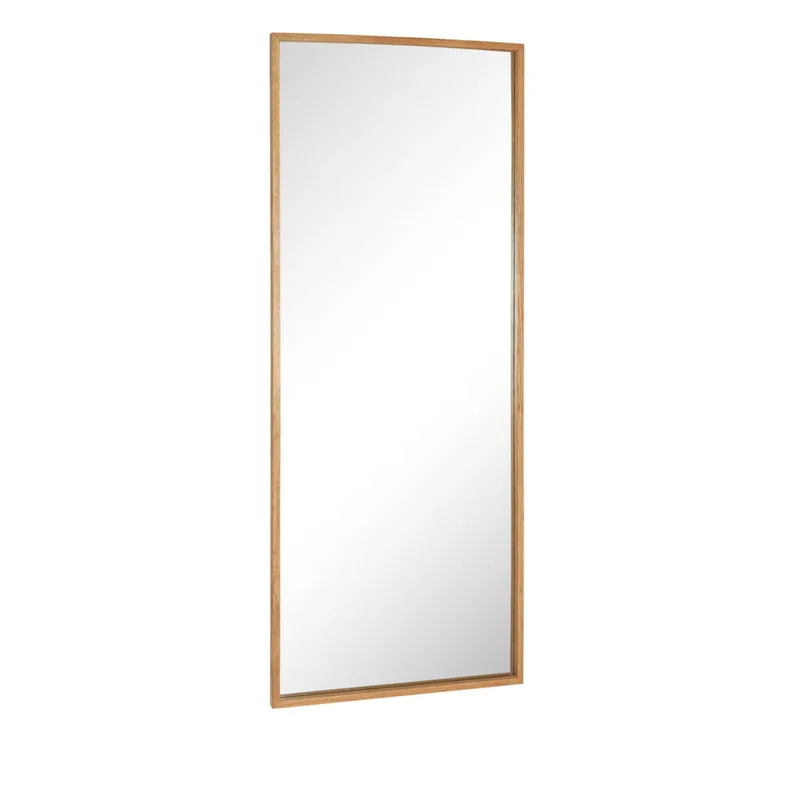 Glimpse Wall Mirror Large Natural von Hübsch – Produktfoto