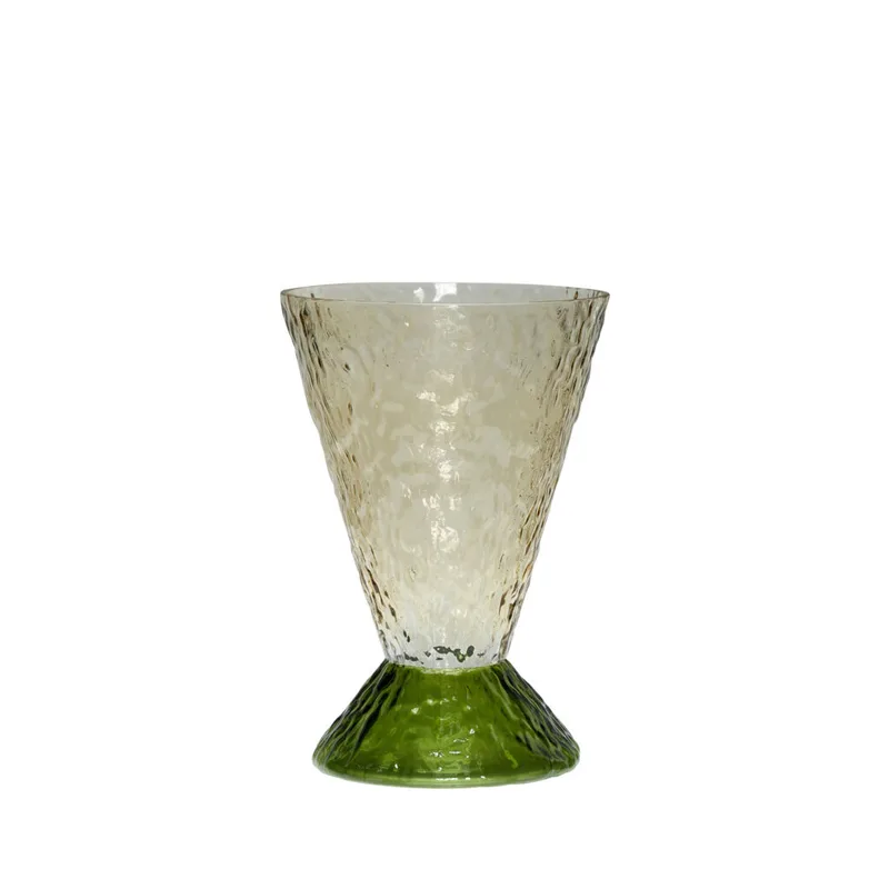 Abyss Vase Green by Hübsch – product photo 6 of 6