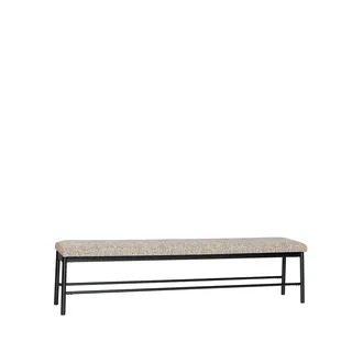 Long Bench Light green de Hübsch – photo du produit 5 sur 5