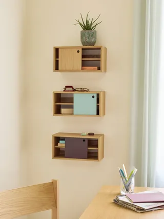 Slide Shelf Blue by Hübsch – interior photo 4 of 5