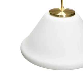 Muse Pendant Triangular White by Hübsch – product photo 1 of 4