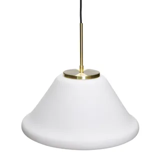 Muse Pendant Triangular White by Hübsch – product photo 2 of 4