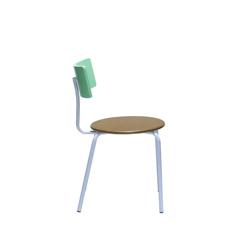 Koi Dining Chair Brown/Green/Purple by Hübsch – product photo 2 of 10