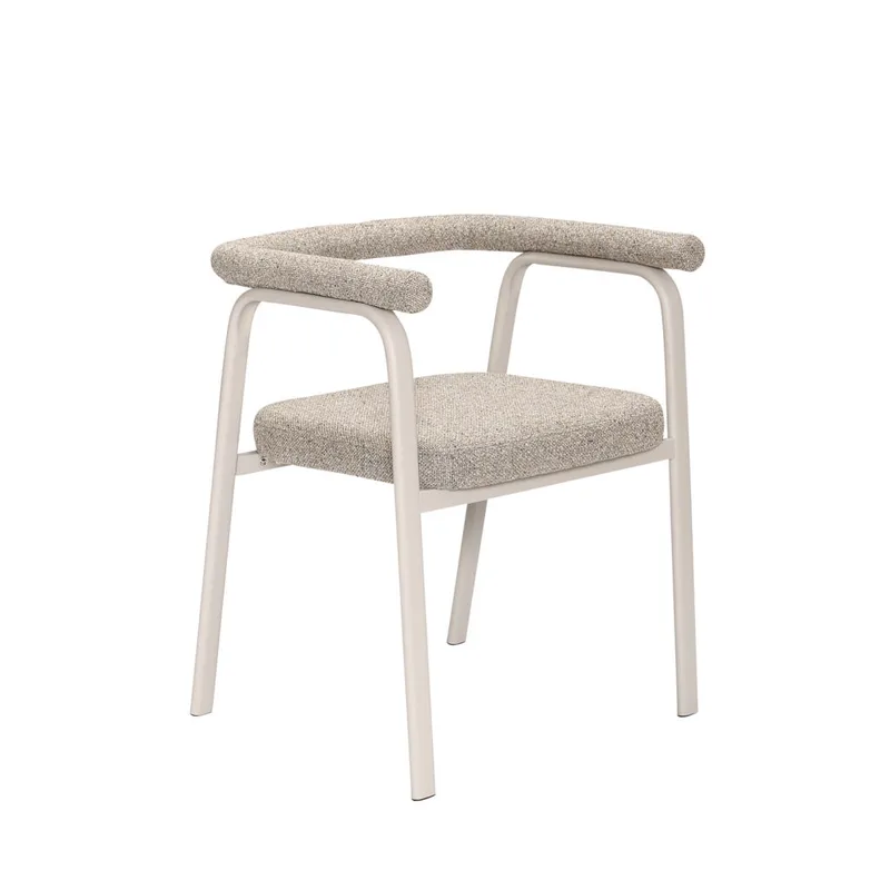 Ecto Dining Chair Sand de Hübsch – photo du produit 8 sur 8