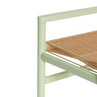 Heritage Bench Small Light green de Hübsch – photo du produit 1 sur 5