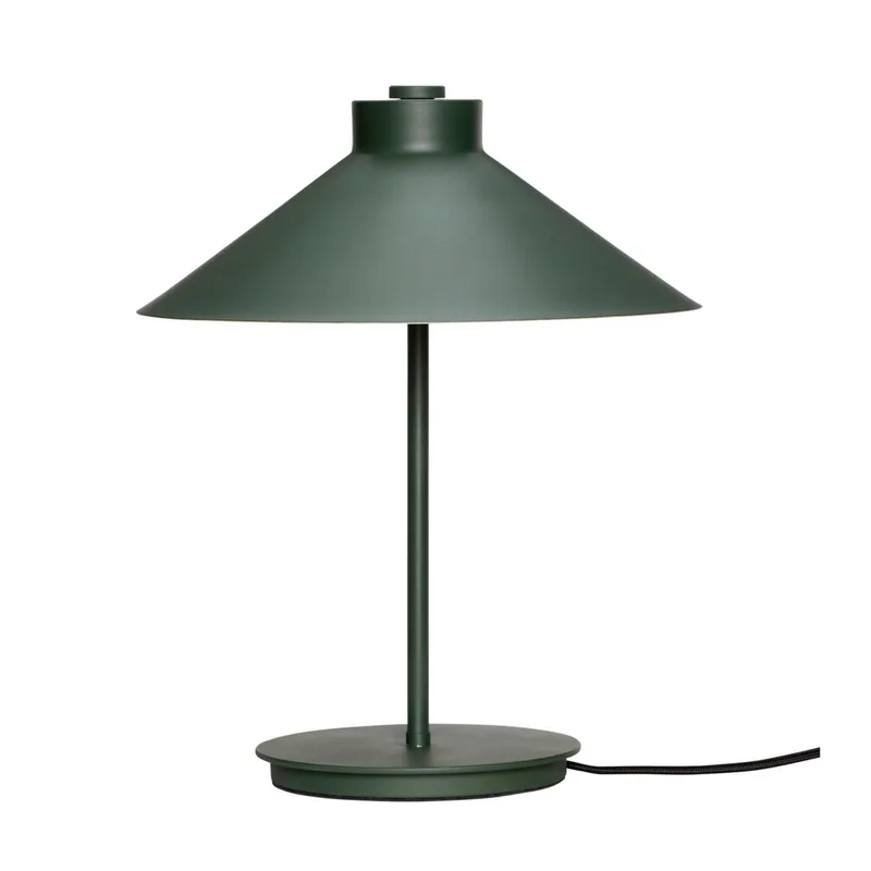 Shape Table Lamp Green de Hübsch – photo du produit