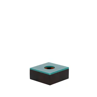 Flux Tealight Holder Green/Brown de Hübsch – photo du produit 2 sur 2