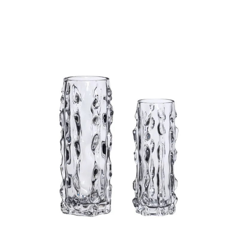 Kawa Vases Clear (set of 2) van Hübsch – productfoto 3 van 3