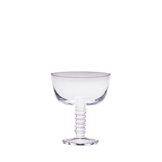 Clink Champagne Glass Clear by Hübsch – product photo 5 of 5
