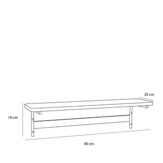 Koi Shelf Green/Grey von Hübsch – Produktfoto 1 von 3