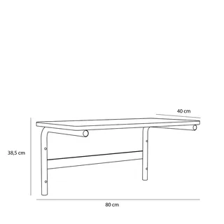 Koi Desk Green/Grey by Hübsch – product photo 1 of 4