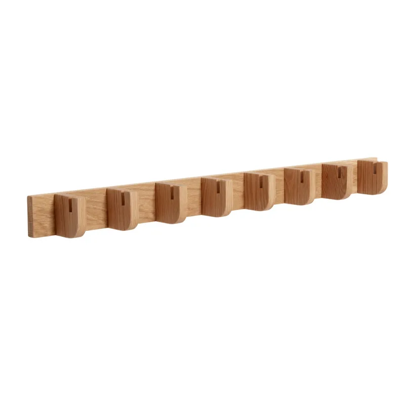 Nomad Coatrack 8 Hooks Large Natural von Hübsch – Produktfoto