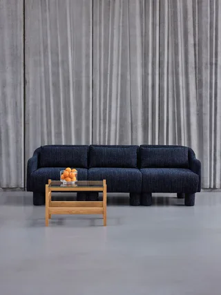 Elegance Sofa Dark blue by Hübsch – interior photo 7 of 9