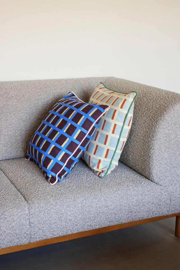 Agenda Cushion Sand/Multicolour by Hübsch – interior photo 3 of 5