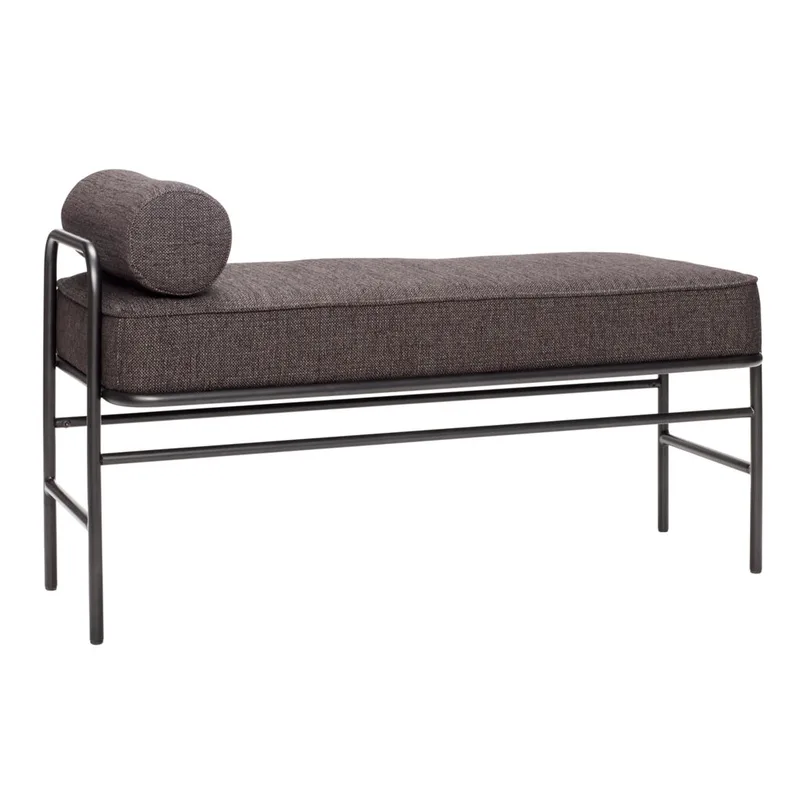 Pipe Bench Black de Hübsch – photo du produit