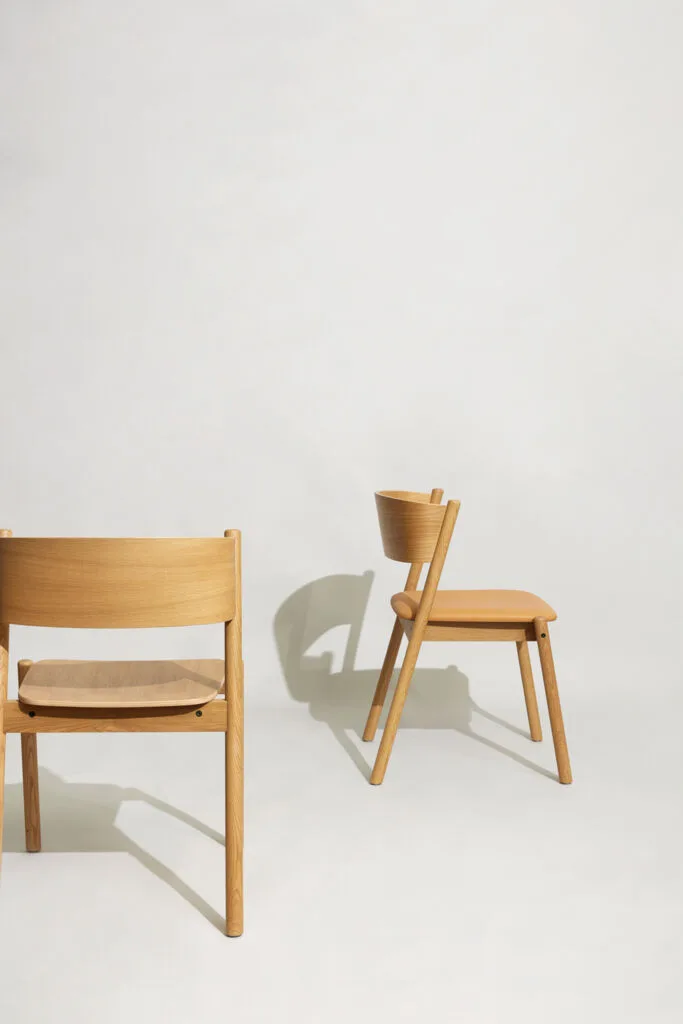 Oblique Dining Chair Seat Natural by Hübsch – product photo 5 of 8