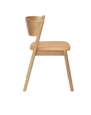 Oblique Dining Chair Seat Natural by Hübsch – product photo 2 of 8