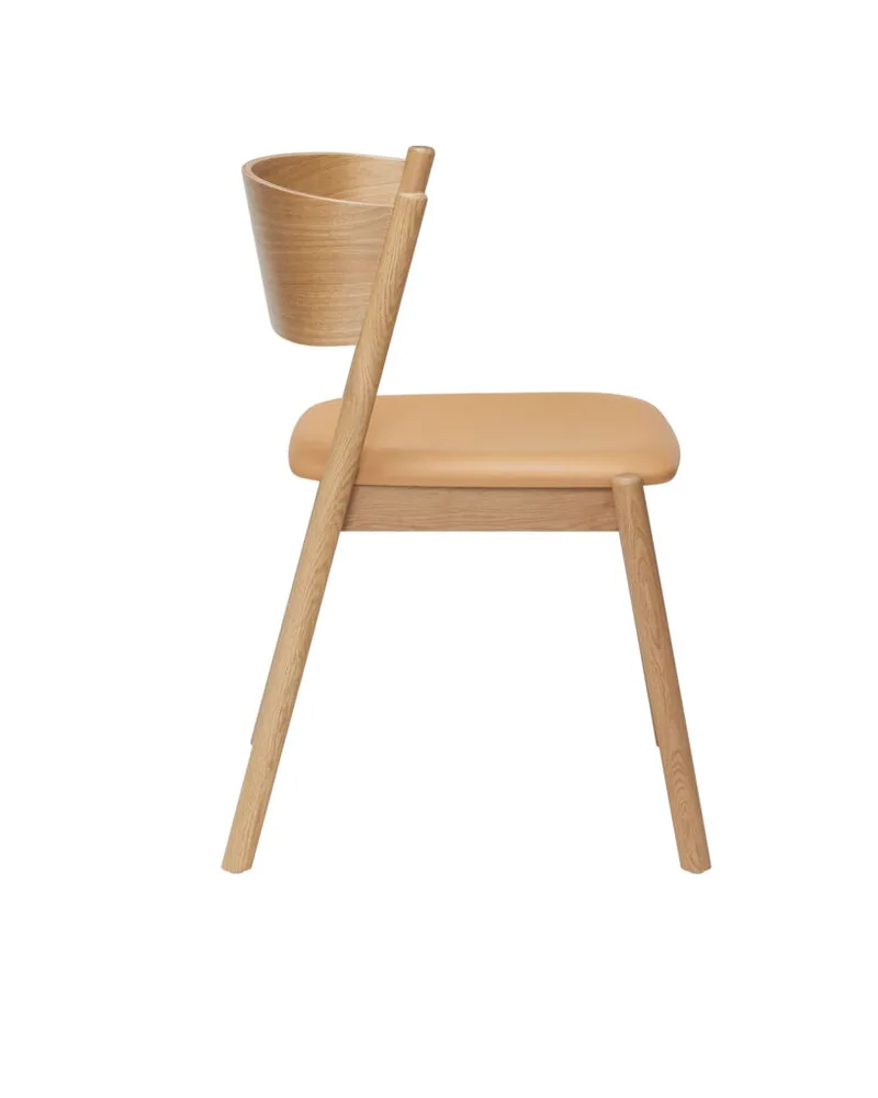 Oblique Dining Chair Seat Natural by Hübsch – product photo 2 of 8