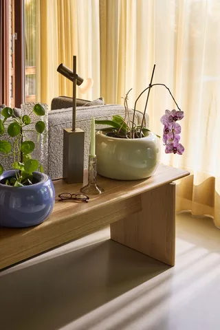 Baenk Bench Natural de Hübsch – photo d’ambiance 5 sur 6