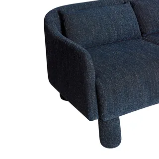 Elegance Sofa Dark blue by Hübsch – interior photo 1 of 9