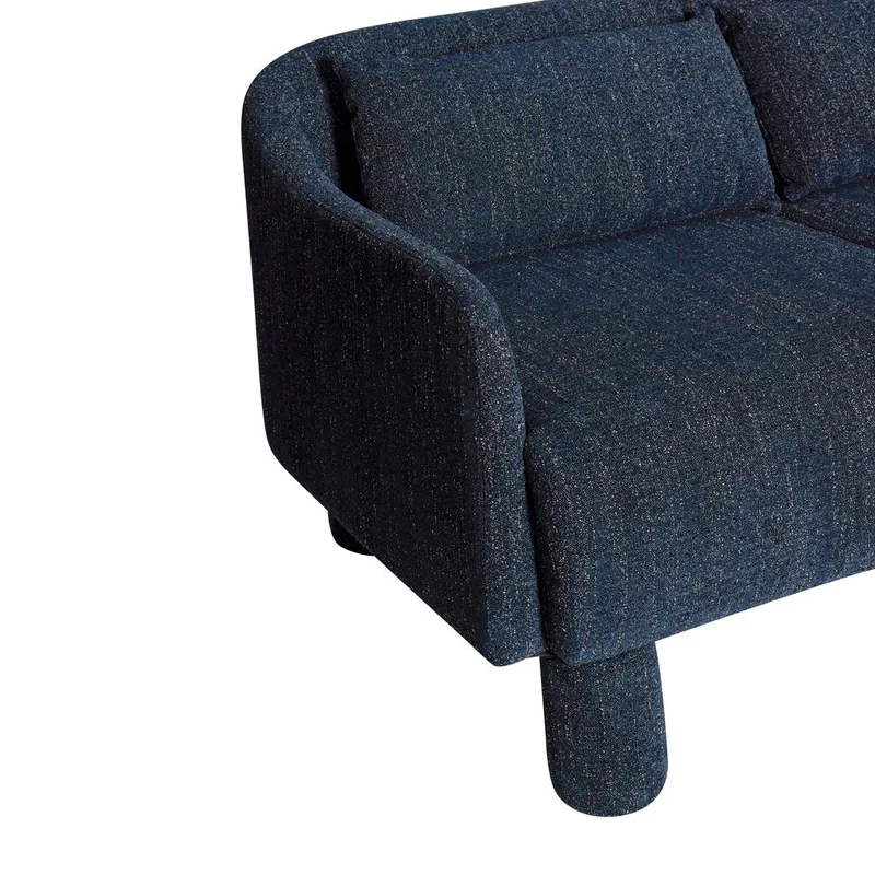 Elegance Sofa Dark blue by Hübsch – interior photo 1 of 9