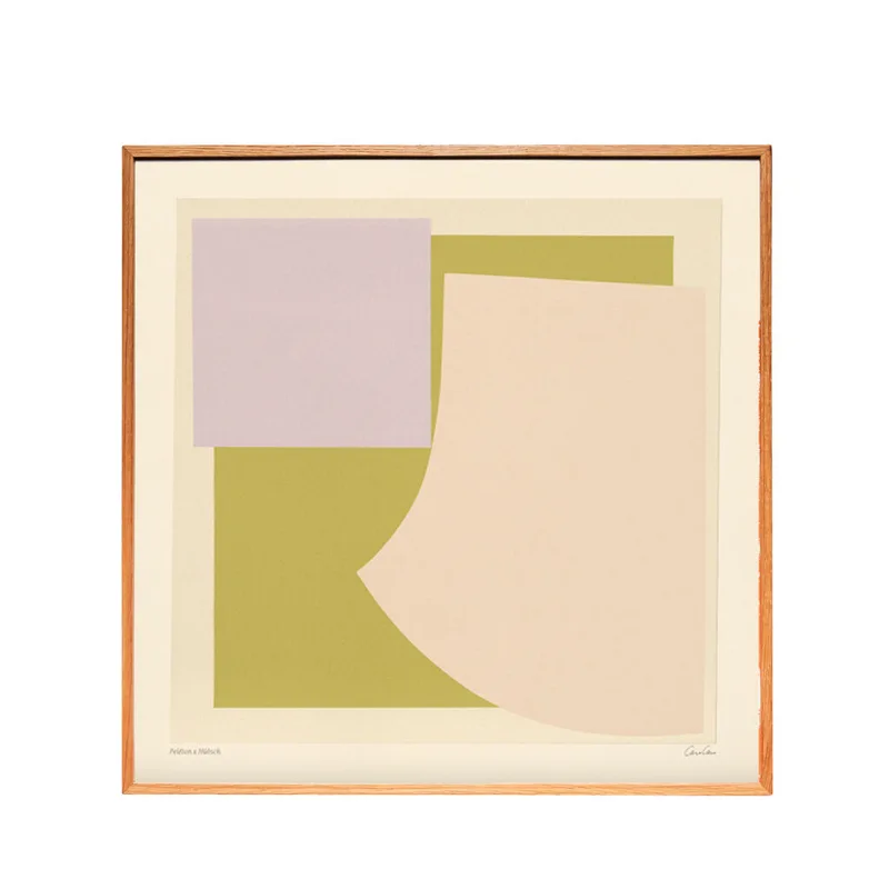 Hübsch x Peléton – Abstract Collage 02 by Karolina Székely van Hübsch – productfoto 2 van 2