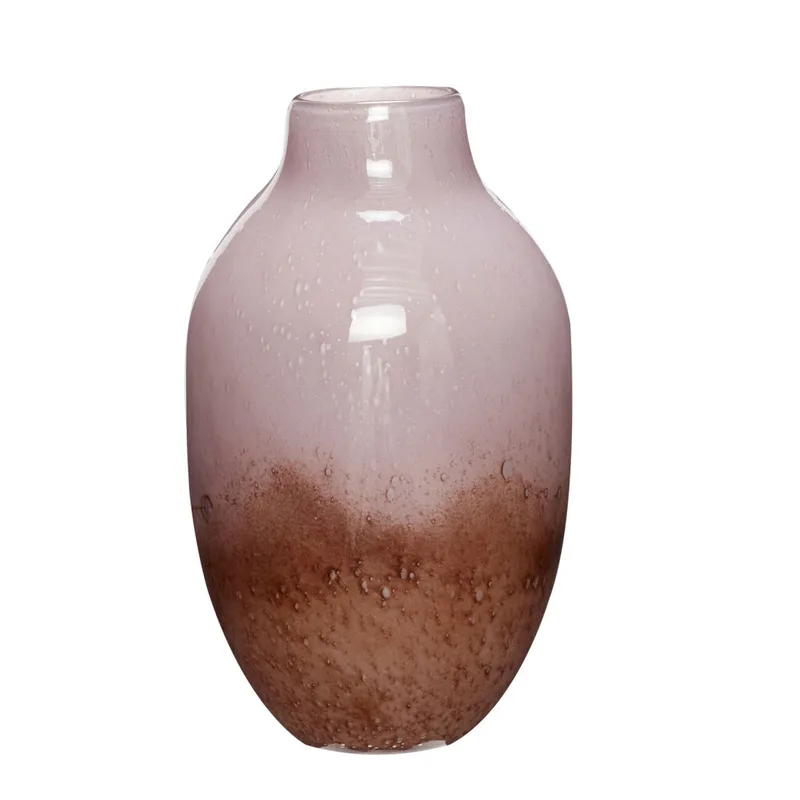 Posy Vase Maroon/Rose de Hübsch – photo du produit