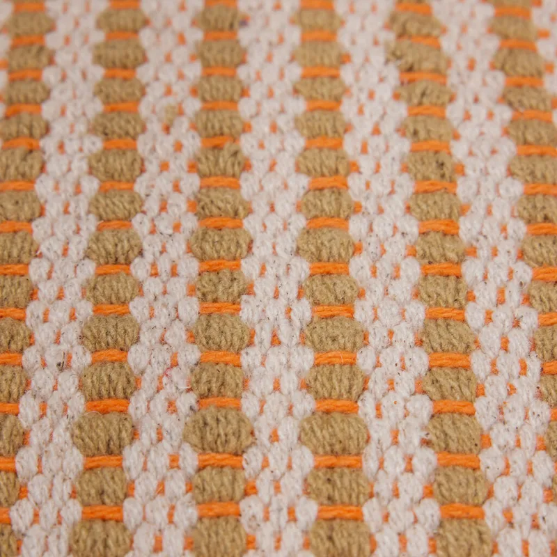 Mochi Pouffe Sand/Multicolour by Hübsch – interior photo 2 of 4