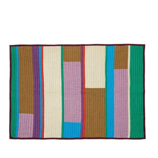 Pavilion Plaid Block Burgundy/Multicolour by Hübsch – product photo 5 of 5