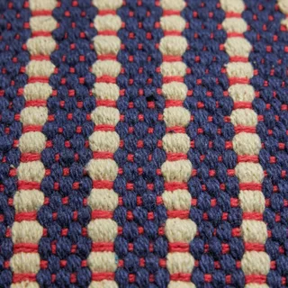 Mochi Pouffe Blue/Multicolour by Hübsch – interior photo 2 of 6