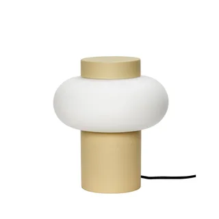 Camp Table Lamp Beige van Hübsch – productfoto 2 van 2