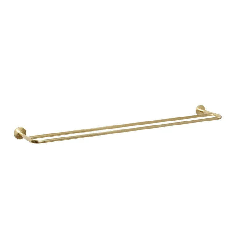 Pipe Towel Holder Brass de Hübsch – photo du produit