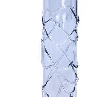Doodle Candleholder Blue van Hübsch – productfoto 1 van 5