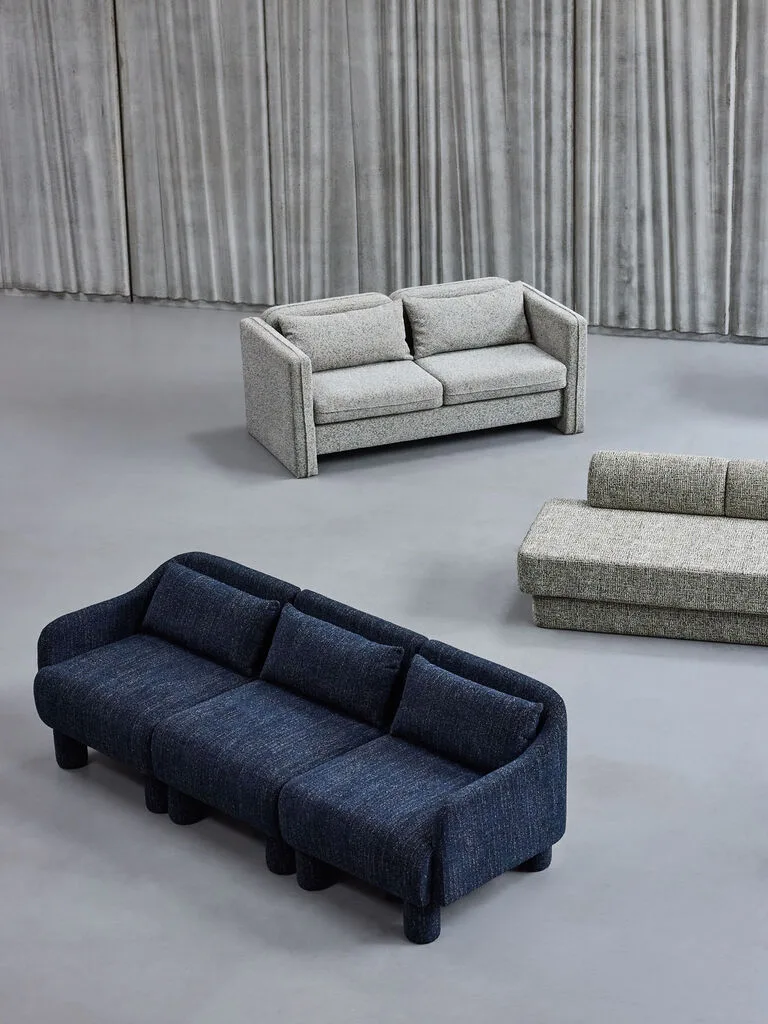 Elegance Sofa Dark blue by Hübsch – interior photo 8 of 9