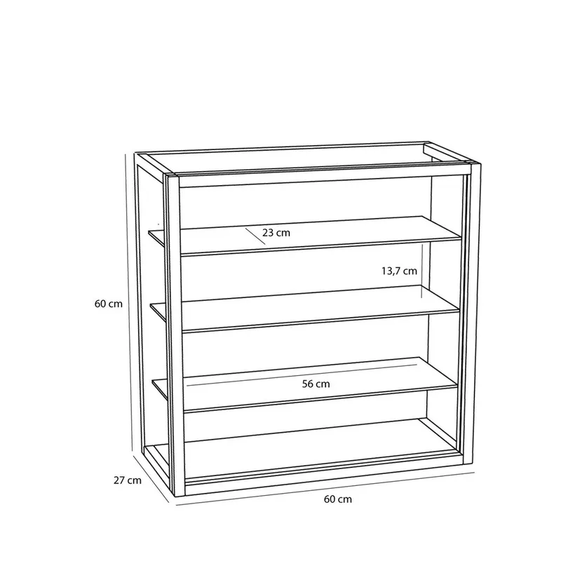 Poetic Wall Cupboard Large by Hübsch – product photo 4 of 6