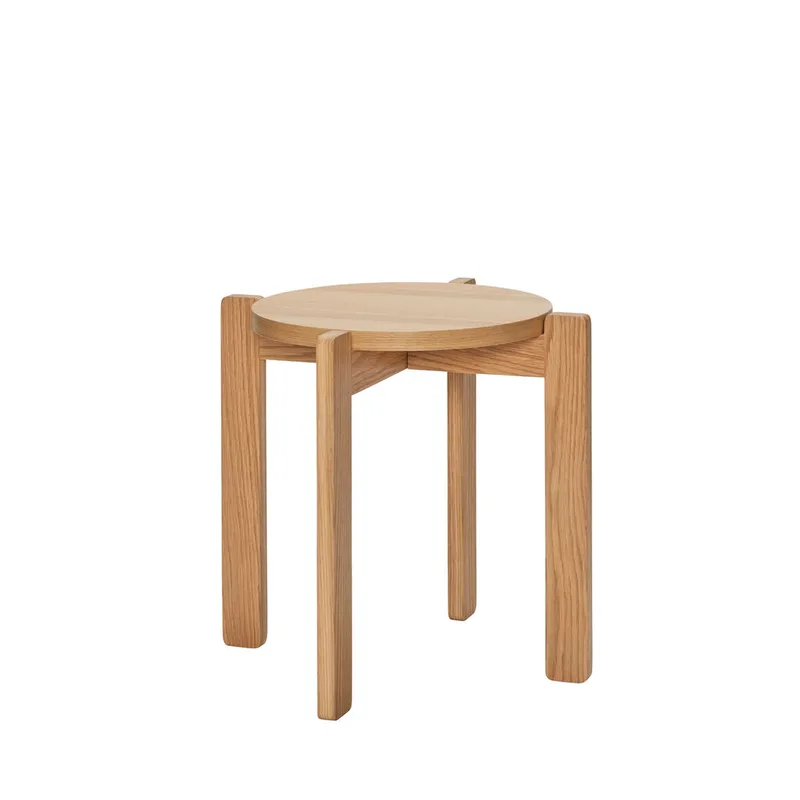 Always Stool Natural von Hübsch – Produktfoto 3 von 3