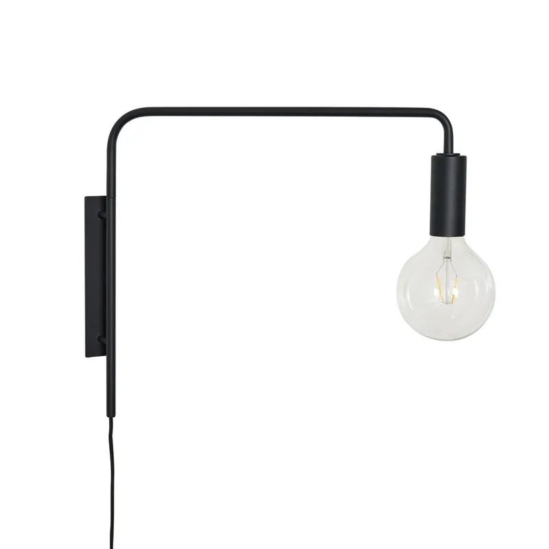 Serendipity Wall Lamp Black by Hübsch – product photo 2 of 2