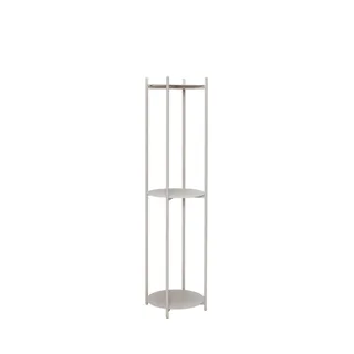 Norm Shelf Unit Cylinder Light grey by Hübsch – product photo 2 of 2