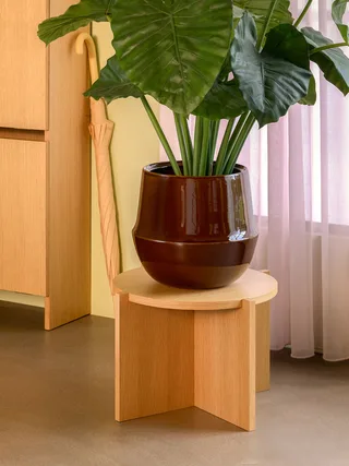 Vibe Pots Brown (set of 2) by Hübsch – interior photo 3 of 4