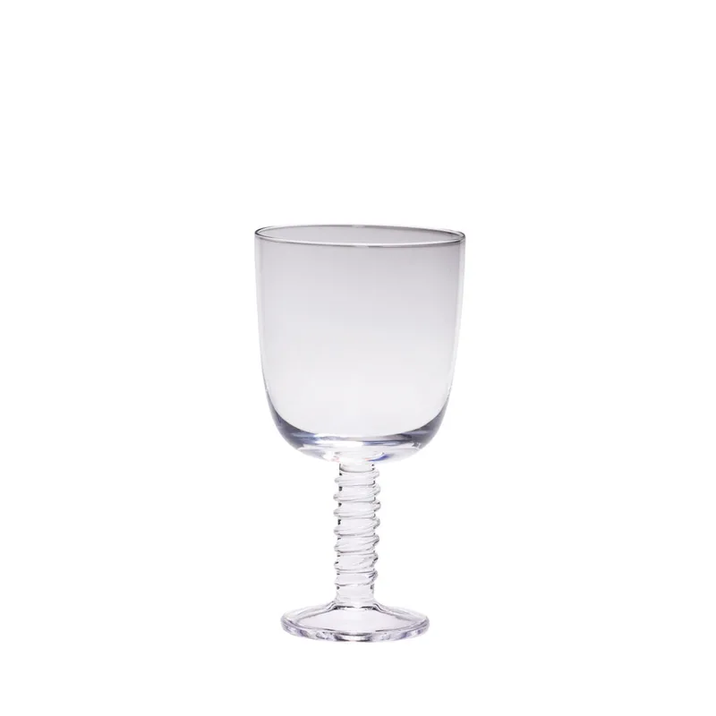 Clink Red Wine Glass Clear von Hübsch – Produktfoto 5 von 5