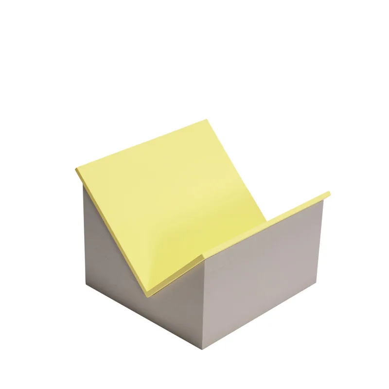 Tick Magazine Holder Sand/Yellow by Hübsch – product photo 5 of 5